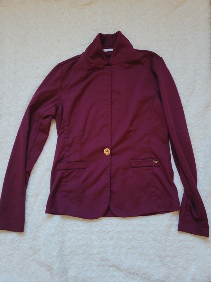 Veste tailleur / blazer LPB prune