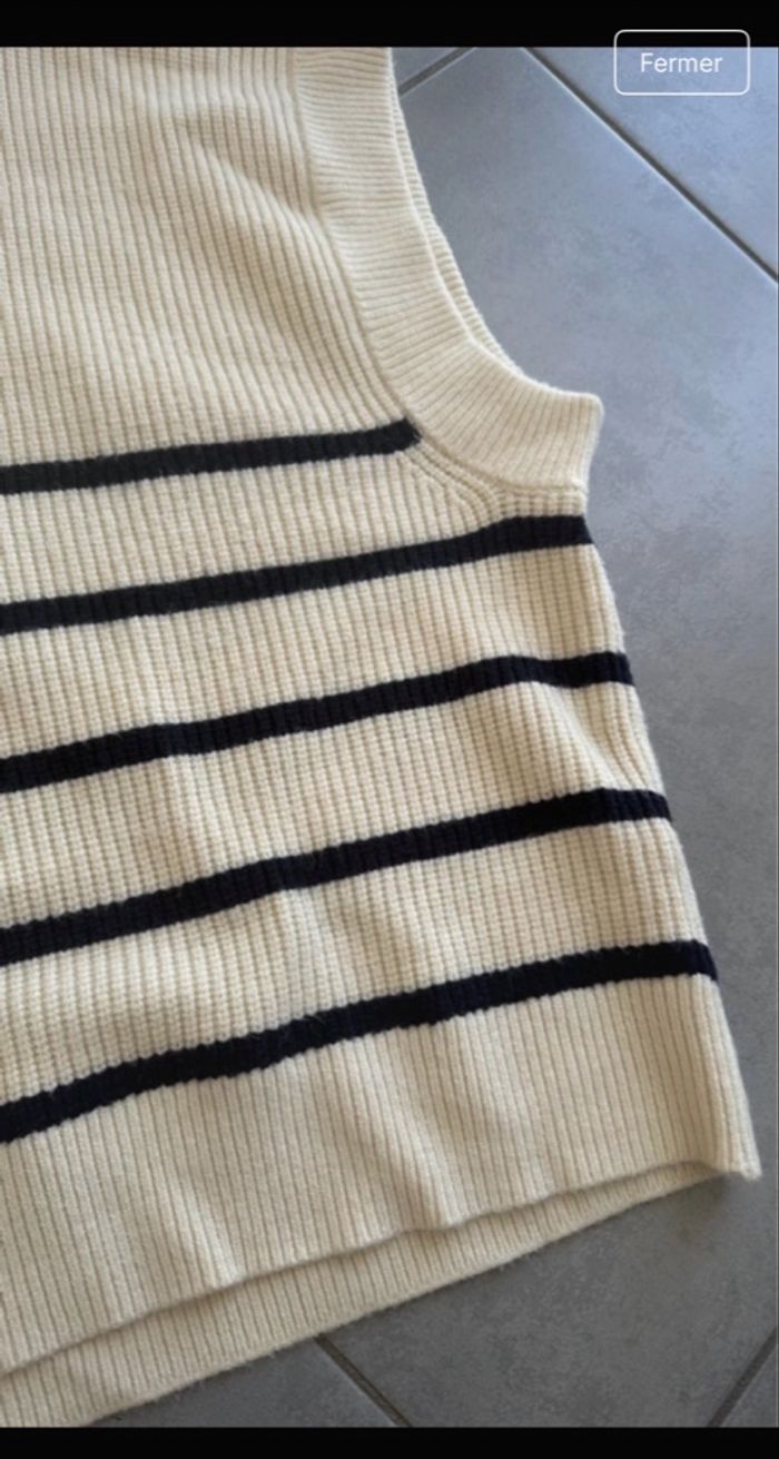 pull sans manche zara L - photo numéro 2
