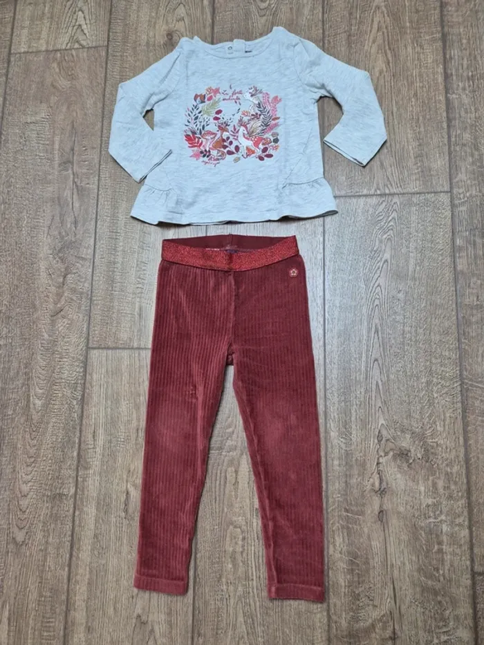 Ensemble sergent major 2 ans 92 cm