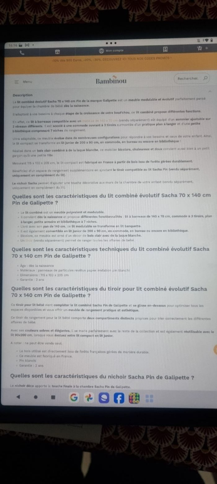 Lit évolutif GALIPETTE - photo numéro 5