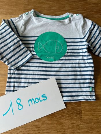 T shirt ML okaidi 18 mois