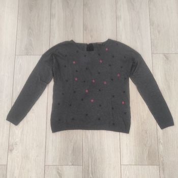 Pull étoile Season anthracite et noir