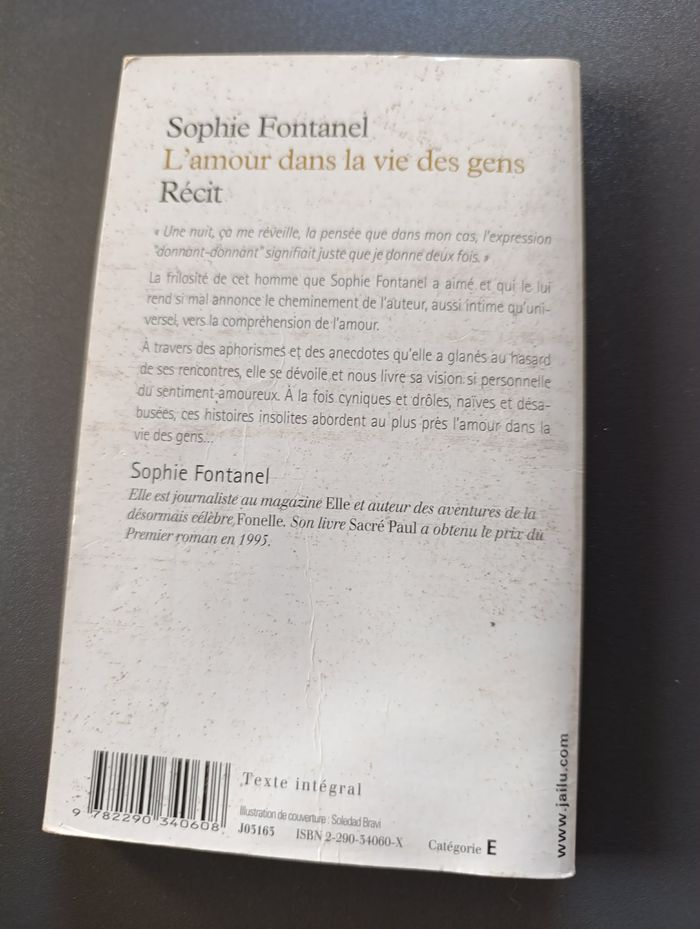 L'amour dans la vie des gens de Sophie Fontanel - photo numéro 3