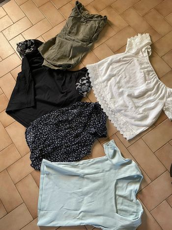 Lot de 5 tops manches courtes