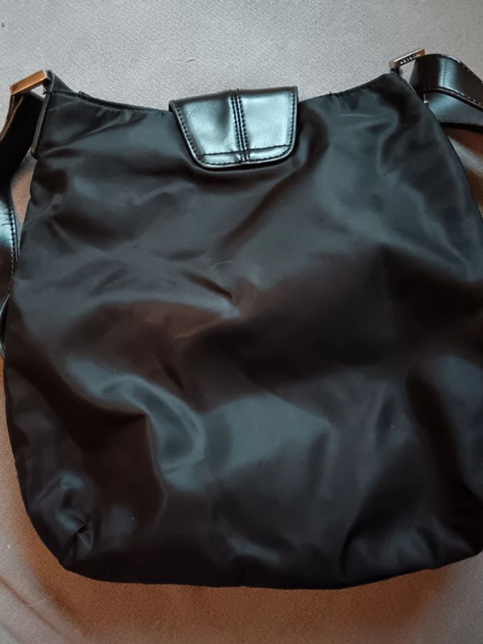 Sac bandoulière toile et cuir | Thierry Mugler |Zenith 13 - photo numéro 5