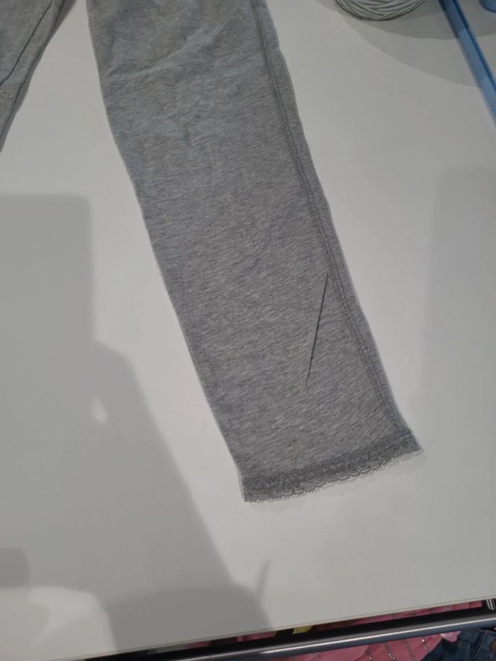 Leggings gris, taille 8 ans - photo numéro 2