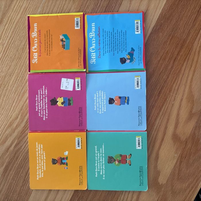 # lot 6 livres petit ours brun - photo numéro 3