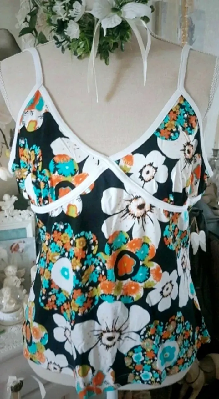 Haut multicolore Virago Taille 3 (40/42) Neuf - photo numéro 2
