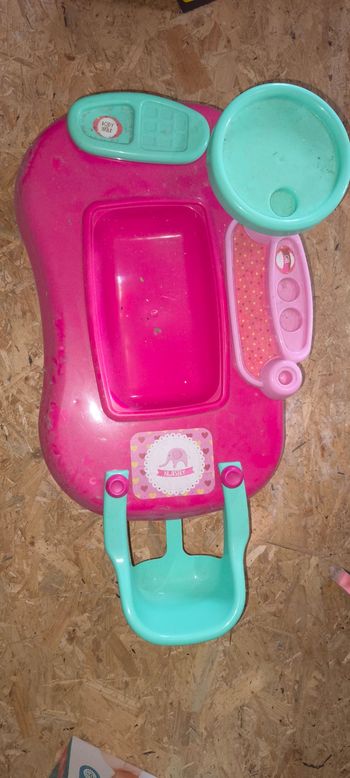 Jeu baignoire poupée