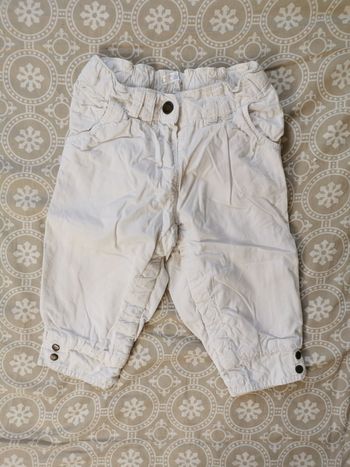 Pantalon blanc kitchoun 18 mois