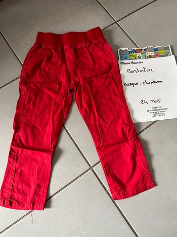 Pantalon garçon 24 mois