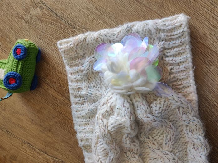 Bonnet à pompon et snood rose clair Lili marelle Taille unique - photo numéro 4