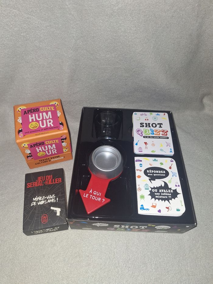 Lot 3 jeux soirée
