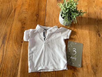 Polo manches courtes Zara 3-6 mois