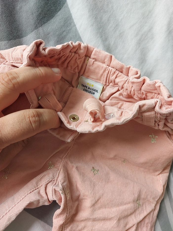Lot de 3 Pantalons TAO 6 mois - photo numéro 4