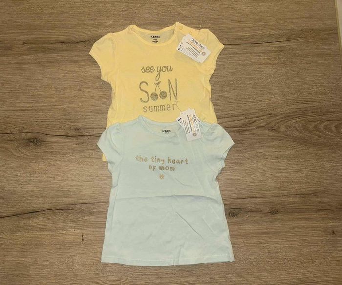 Lot de 2 tshirt 9mois