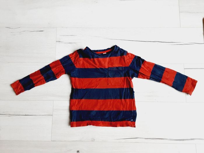Vêtement garçon tee-shirt manches longues rayé Okaïdi 6 ans