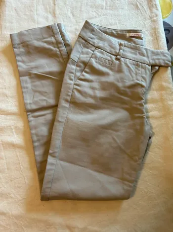 Pantalon crayon beige
