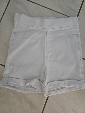 Mini short blanc