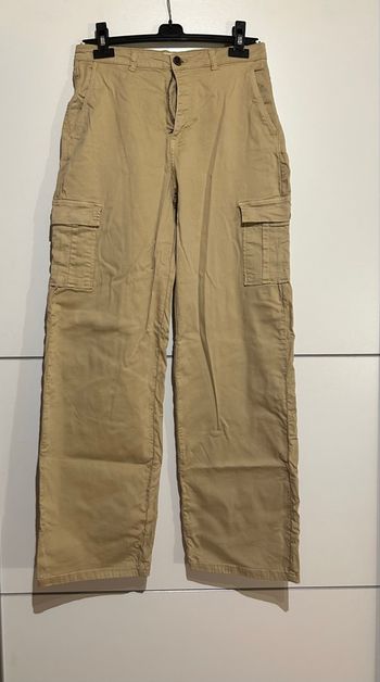 Jean cargo beige à jambes larges – Only – Taille M