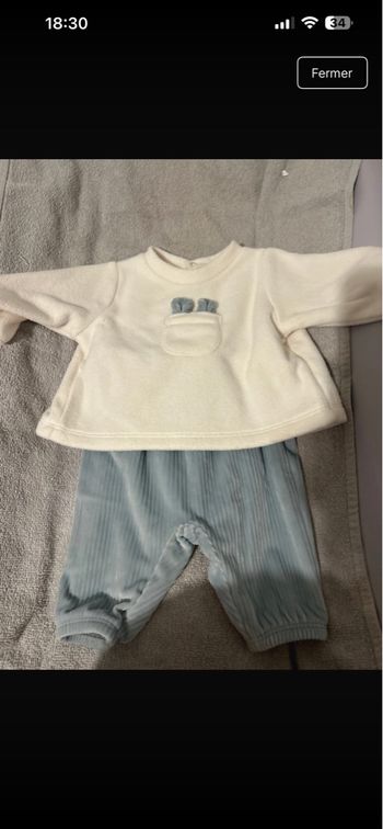 Pyjama bébé 1 mois