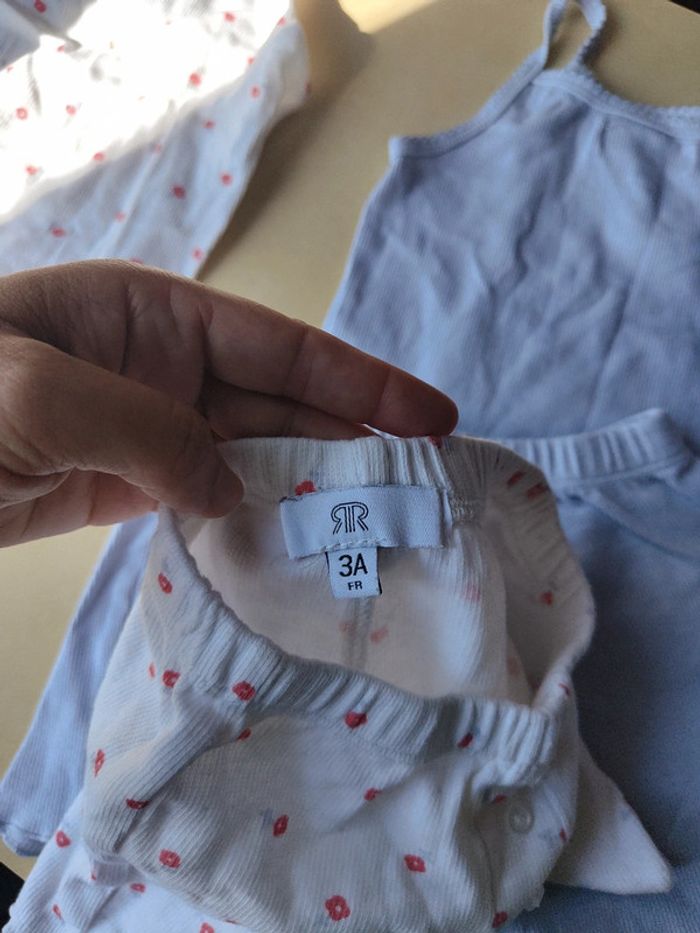 Lot de 2 pyjamas été coton 3 ans la Redoute - photo numéro 8