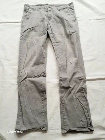 Jean homme gris clair Livergy taille 40