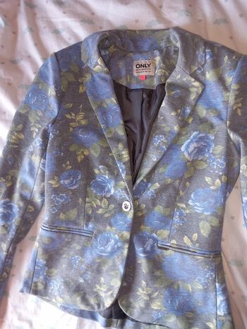 Veste blazer only fleurs