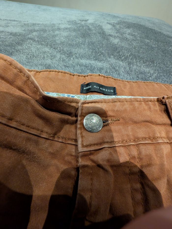 Pantalon mise au green marron taille 46 - photo numéro 5