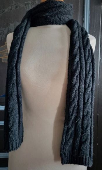 Écharpe noir mixte