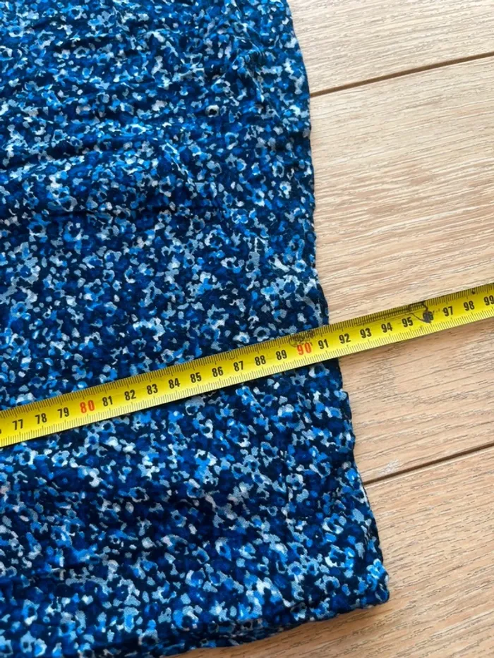 Robe Caroll bleue fleurie – Taille 42 - photo numéro 8