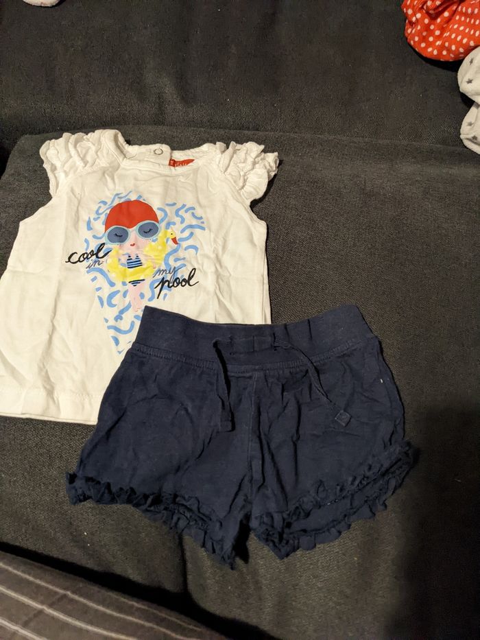 Ensemble teeshirt short - photo numéro 2