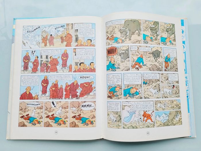 Les Aventures de Tintin, Tintin au Tibet, Deuxième plat C2, 1977 (17) - photo numéro 8
