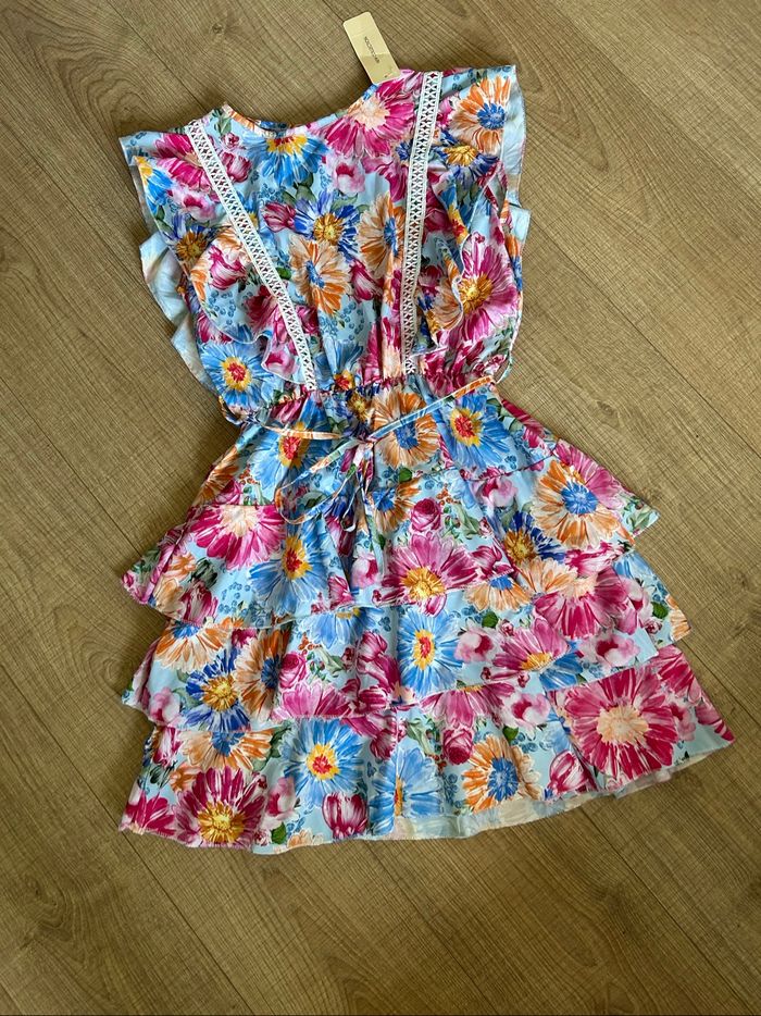 Robe d’été imprimée neuve sans manches New Collection taille unique - photo numéro 7