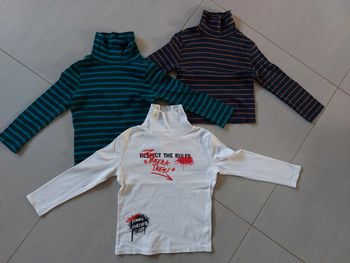 Lot de 3 sous-pulls à col roulé