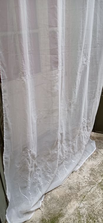 Voilage blanc