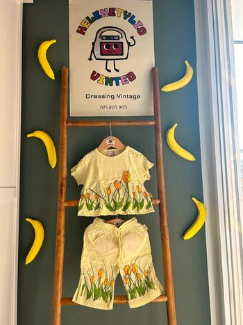 Ensemble vintage printanier 12M