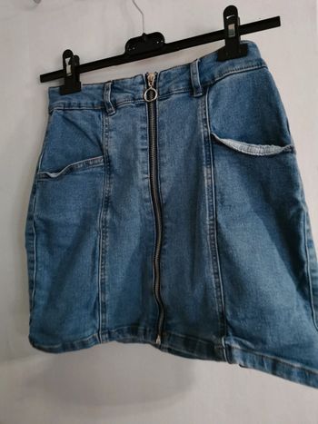 Mini jupe en jean