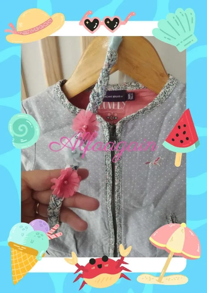 Veste et bandeau sergent major lovely unicorn neuve - photo numéro 7