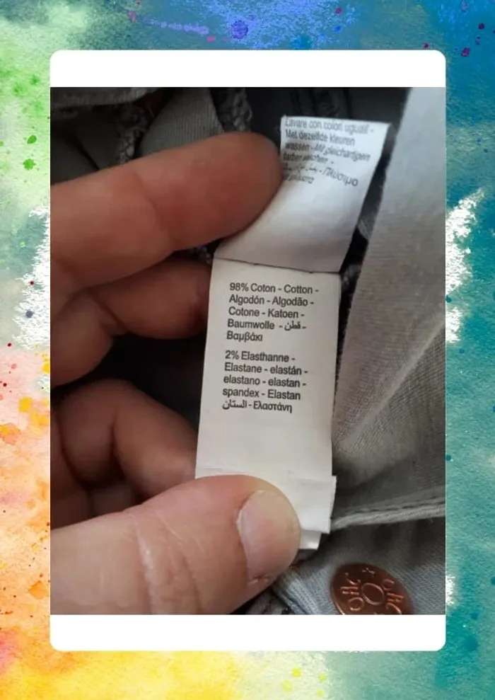 Jolie salopette short en jeans 6 ans - photo numéro 6