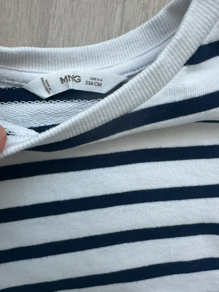 Sweat marinière mango - photo numéro 2