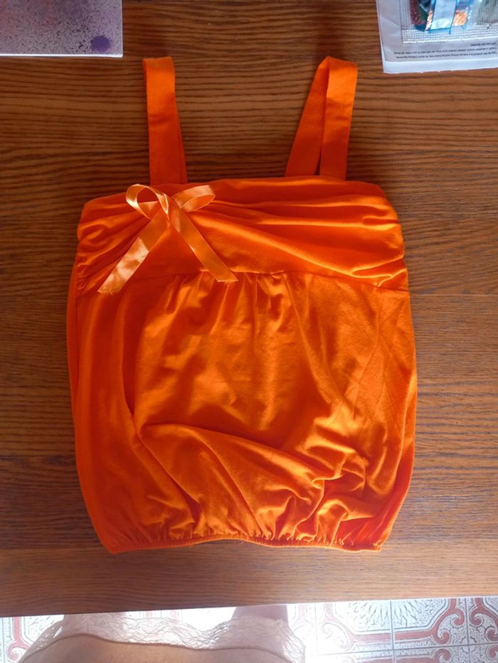 💝 -50% Blouse sans manches orange
