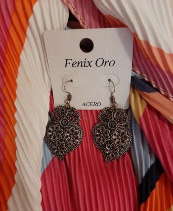 Boucle d'oreille coeur coração de viana neuf