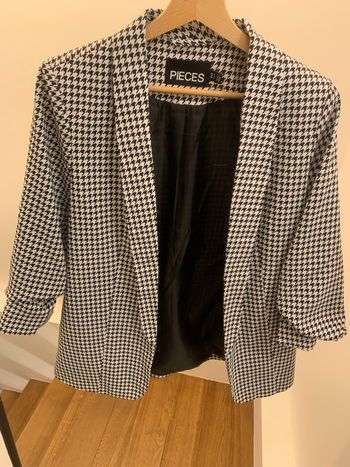 Veste femme pied de poule 