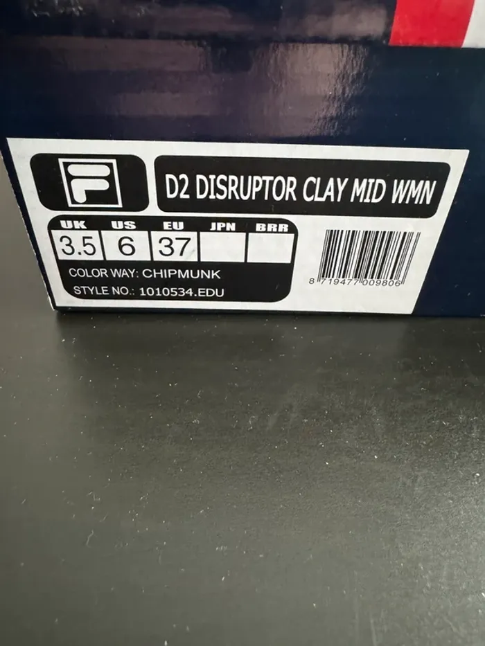 Fila D2 Disruptor Clay Mid Chipmunk taille 37 neuves - photo numéro 10