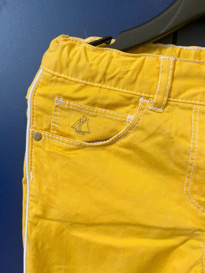 Jeans petit bateau jaune fille 4 ans - photo numéro 2