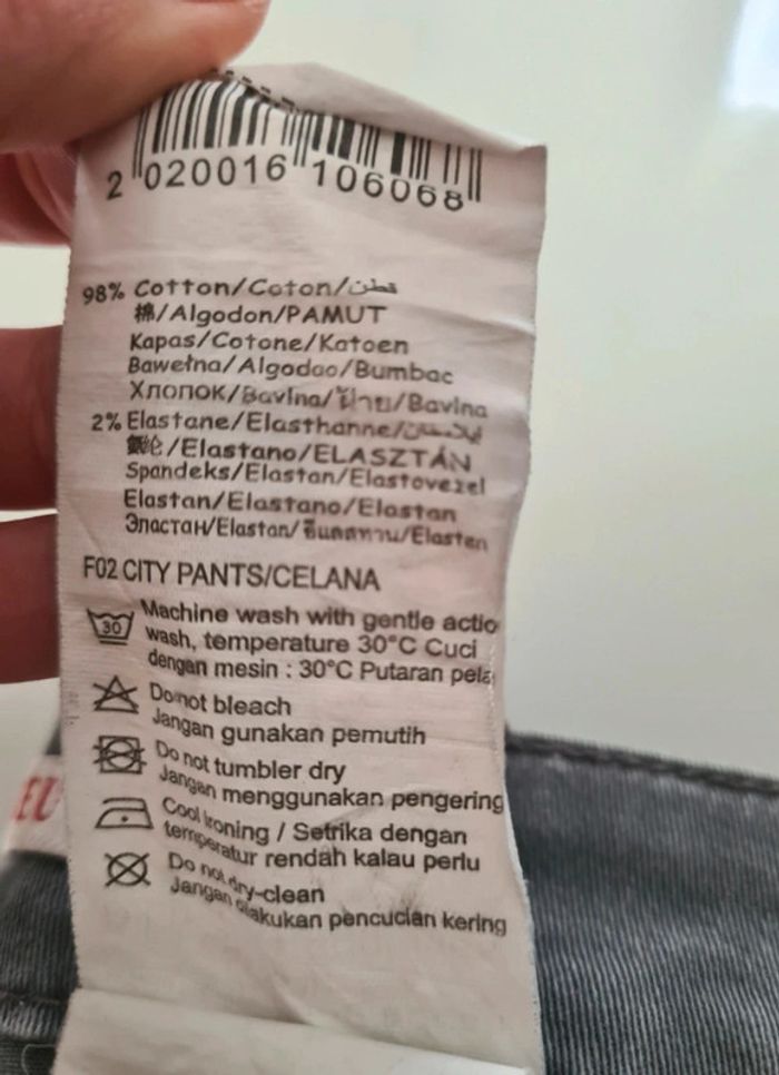 Jeans gris Camaïeu Taille 38 - photo numéro 7