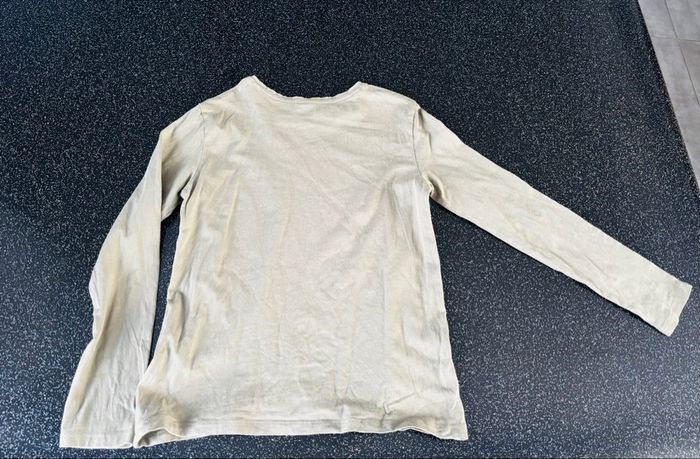 TAO - t-shirt ml kaki fille 10 ans - photo numéro 3