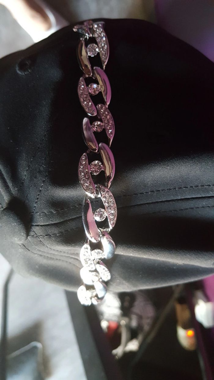 Bracelet fantaisie argenté 🛍💍 - photo numéro 3