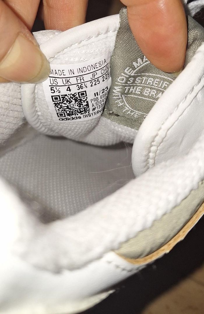 Adidas forum low cuir blanc t.36 2/3- UK 4 - photo numéro 5